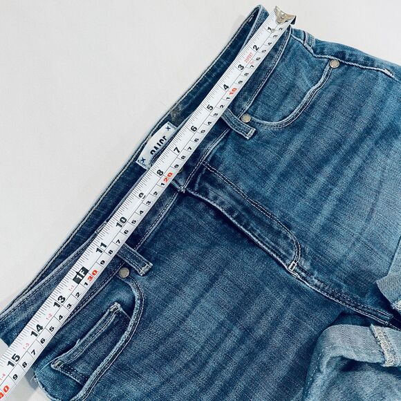 ~ PAIGE 28 Jean Shorts** Jimmy Jimmy Rolled Hem Zip Button Pockets Mid-Rise - Picture 10 of 16